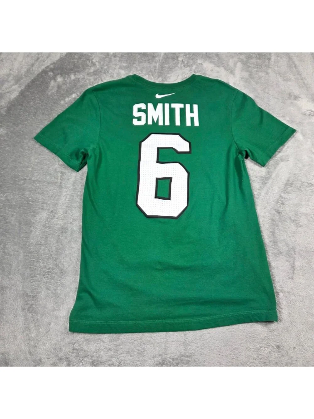 DeVonta Smith Shirt Mens Small Kelly Green Philadelphia Eagles #6 NFL Cotton Tee
